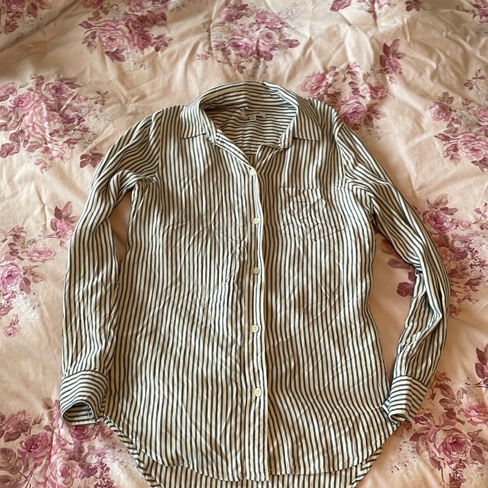 Madewell Striped Button Up